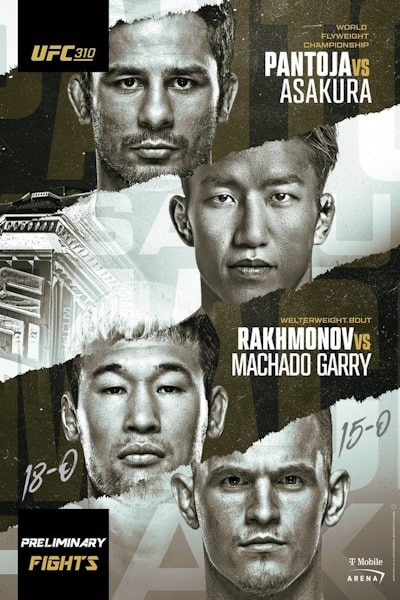 UFC 310: Pantoja vs Asakura