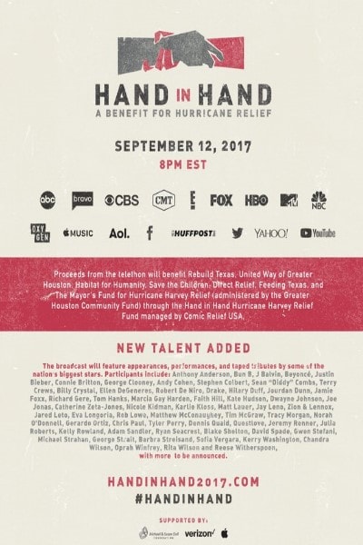 Hand in Hand: A Benefit for Hurricane Relief